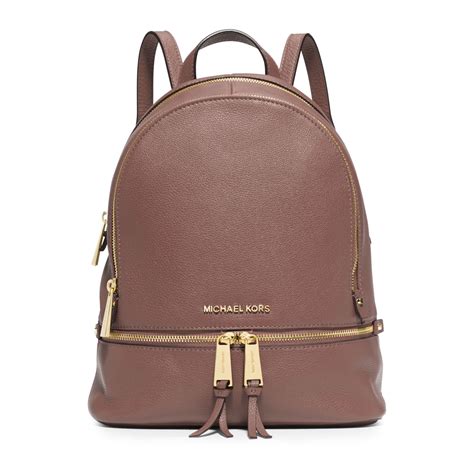 michael kors brown leather backpack|rucksack michael kors sale.